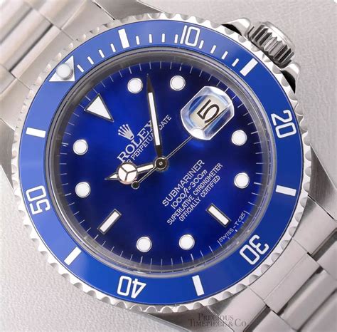 rolex submariner with brushed steel bezel|2023 Rolex Submariner blue dial.